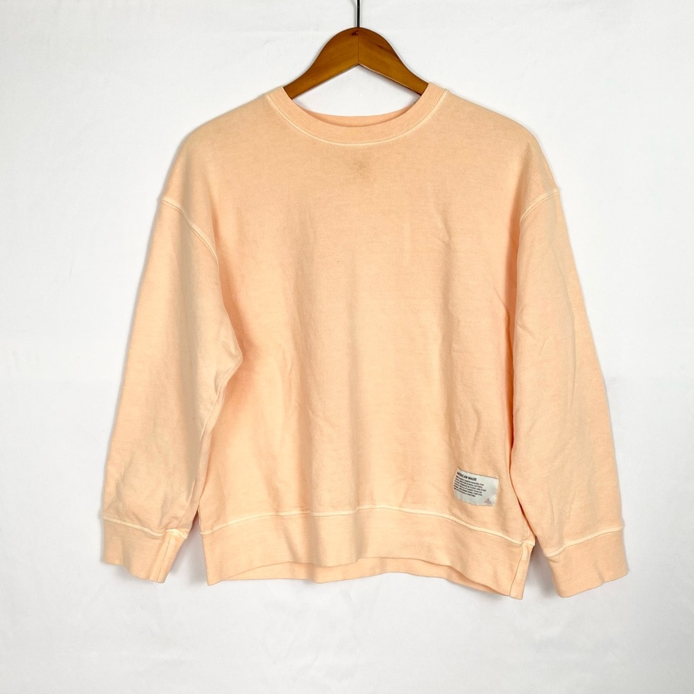 American Giant‎ Women’s Vintage Wash Relaxed French Terry Orange Size Small